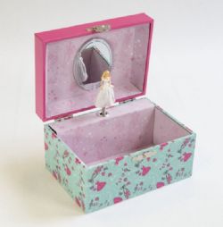 COFFRE À BIJOUX MUSICALE BARBIE - DESIGN BALLERINE